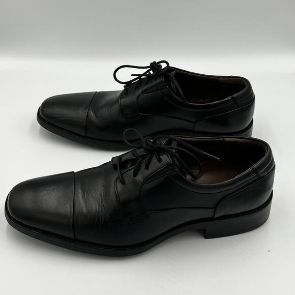 Johnston & Murphy Gibbons Cap Toe Dress Shoe Black Men\'s Size 10.5 M main image 9